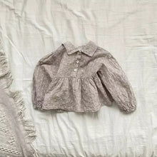 Load image into Gallery viewer, Y7302SE-Autumn Korean version of baby girl embroidery patchwork shirt
