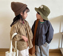 Load image into Gallery viewer, Q83058SE-Korean children's cardigan workwear jacket