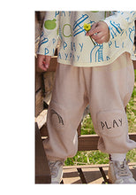 Load image into Gallery viewer, J1186PA-Spring and Autumn Boys and Girls Waffle Drawstring Pants Loose Casual Pants