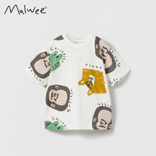 Load image into Gallery viewer, 9267SE-malwee handsome round neck printed casual children's top