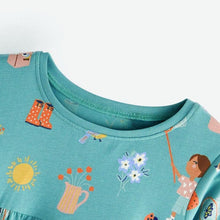 Load image into Gallery viewer, 8928DS-malwee European and American long-sleeved children's casual dress