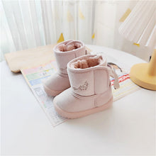 將圖片載入圖庫檢視器 35060AC-卡通加厚保暖兒童魔鬼氈雪靴