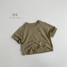 Load image into Gallery viewer, 88032SE-Summer simple and versatile bamboo cotton short-sleeved top