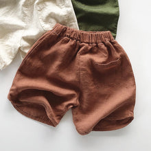 Load image into Gallery viewer, 2273PA-Summer Korean style casual cotton and linen shorts