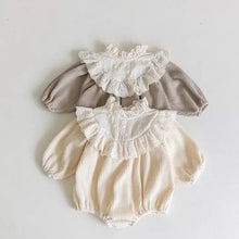 Load image into Gallery viewer, <Taiwan Pavilion> 081512LS-Korean waffle baby long-sleeved crawling clothes
