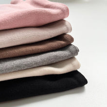 Load image into Gallery viewer, BB-2318PCW-Parent-child solid color round neck long-sleeved bottoming shirt