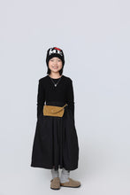 Load image into Gallery viewer, BB2629PCW-秋日法式拼接收腰洋裝