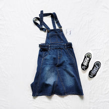 Load image into Gallery viewer, 21041PCW-Loose long denim retro A-line skirt parent-child outfit