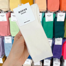 Load image into Gallery viewer, M-1605AC-Korean MARIAN Morandi color long tube socks for adults (5 pairs minimum order, can be mixed colors)