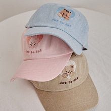Load image into Gallery viewer, 369AC-Summer cute bear sun protection baseball cap