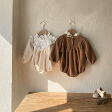 Load image into Gallery viewer, Y9396LS-Stand-up collar fungus baby autumn and winter double-sided velvet wrap clothes (pre-sale delivery in early December)