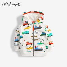 Load image into Gallery viewer, 6008SE-malwee children's casual long-sleeved hooded sweatshirt jacket