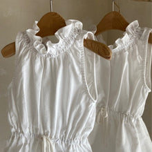 Load image into Gallery viewer, Y9440LS-Summer sleeveless solid color floral bud collar waist bag dress