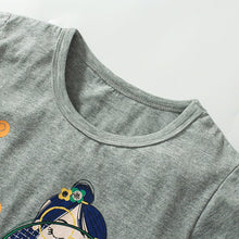 Load image into Gallery viewer, Z50040SE-Summer tennis girls short-sleeved top