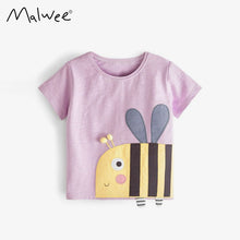 Load image into Gallery viewer, 8119SE-malwee European and American round neck children's casual short-sleeved top