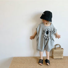 Load image into Gallery viewer, 2126LS-Loose personality Korean style short-sleeved cool jumpsuit