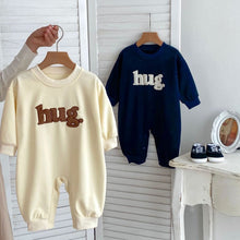Load image into Gallery viewer, H10118LS-Spring Korean version of simple letter embroidery long-sleeved bodysuit & suit