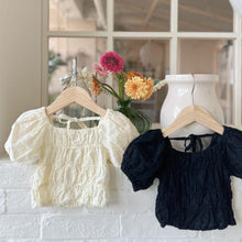 Load image into Gallery viewer, Y8410TG-Summer style puff sleeve short-sleeved top + short skirt two-piece set