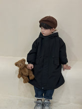 Load image into Gallery viewer, D83075SE-Winter plus fleece mid-length imitation rabbit fur cotton windbreaker