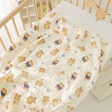 Load image into Gallery viewer, 2076AC-Cartoon Printed Baby Gauze Newborn Soft Absorbent Blanket Bath Towel