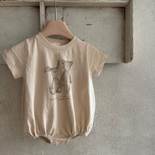 Load image into Gallery viewer, Y9448LS-Summer short-sleeved bunny print bodysuit