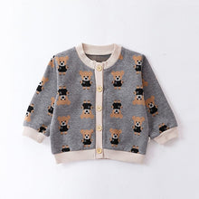 Load image into Gallery viewer, D23299SE-Thin children's knitted cardigan sweater jacket