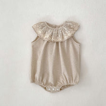 將圖片載入圖庫檢視器 62216DS-夏季花邊領無袖包屁衣&連身裙