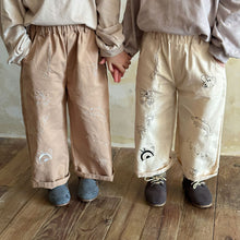 Load image into Gallery viewer, C83913PA-Spring children's embroidered casual straight trousers