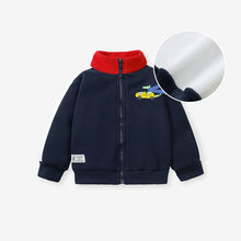 Load image into Gallery viewer, HC1091SE-Little maven autumn and winter warm cartoon baseball jacket