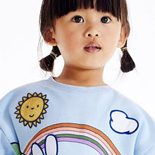 Load image into Gallery viewer, 8668SE-Autumn European and American children's casual long-sleeved rabbit round neck top