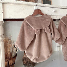 Load image into Gallery viewer, Y93113LS- Plush rabbit ears men and women hooded sweater