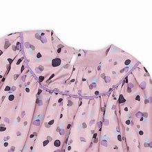 Load image into Gallery viewer, 8942DS-Autumn irregular printing European and American children's leisure round neck long sleeve princess dress