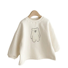 Load image into Gallery viewer, Y8307TG-Autumn Bear Print Top + Casual Pants Two-piece Set