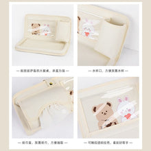 Load image into Gallery viewer, 061304AC-Car seat back storage multifunctional foldable car dining tray