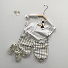 Load image into Gallery viewer, 88072SE-Summer simple and versatile Korean retro short-sleeved cotton top