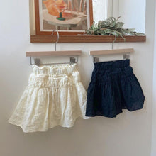 Load image into Gallery viewer, Y8410TG-Summer style puff sleeve short-sleeved top + short skirt two-piece set