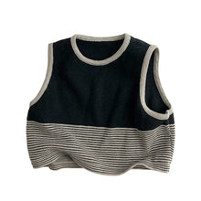 Load image into Gallery viewer, 23B41SE-Spring and Autumn Striped Vest