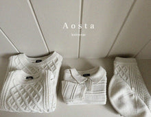 將圖片載入圖庫檢視器 <台灣館>AT24A009-Aosta秋款🦺 **親子針織背心 (Knit Vest)**【正韓】