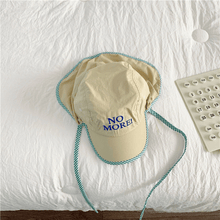 Load image into Gallery viewer, 23051203AC- Korean summer boys and girls thin children's tie sunshade neck hat