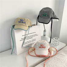 Load image into Gallery viewer, 23051203AC- Korean summer boys and girls thin children's tie sunshade neck hat