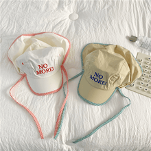 Load image into Gallery viewer, 23051203AC- Korean summer boys and girls thin children's tie sunshade neck hat