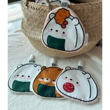 將圖片載入圖庫檢視器 <台灣館> | Meet Chuu |飯糰熊造型手帕 幼兒園必備 造型手帕 擦手巾 擦汗巾 手帕巾 手帕夾