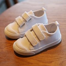 Load image into Gallery viewer, C08AC-White soft-soled children's canvas shoes series