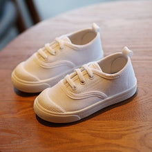 Load image into Gallery viewer, C08AC-White soft-soled children's canvas shoes series