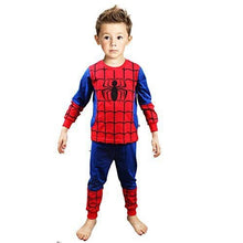 Load image into Gallery viewer, WH91208TG-New children's pajamas boys cotton long-sleeved children's clothing boys and children's small and medium children's home clothes suit