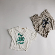 Load image into Gallery viewer, 879SE-Korean children's short-sleeved T-shirts summer new boys and girls letter round neck T-shirts small and medium children's stylish tops