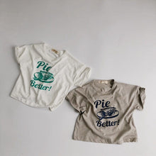 Load image into Gallery viewer, 879SE-Korean children's short-sleeved T-shirts summer new boys and girls letter round neck T-shirts small and medium children's stylish tops