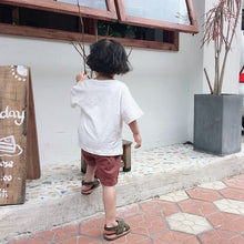 Load image into Gallery viewer, 879SE-Korean children's short-sleeved T-shirts summer new boys and girls letter round neck T-shirts small and medium children's stylish tops