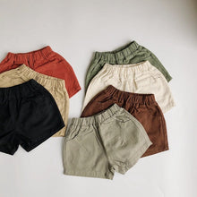 Load image into Gallery viewer, 876PA-Basic children's shorts 2022 summer new Korean version boys and girls seven-color candy color shorts casual children's pants trend
