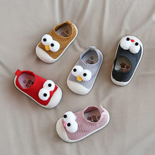 Load image into Gallery viewer, 41003AC-Infant and toddler cartoon big eyes non-slip soft sole indoor shoes toddler shoes